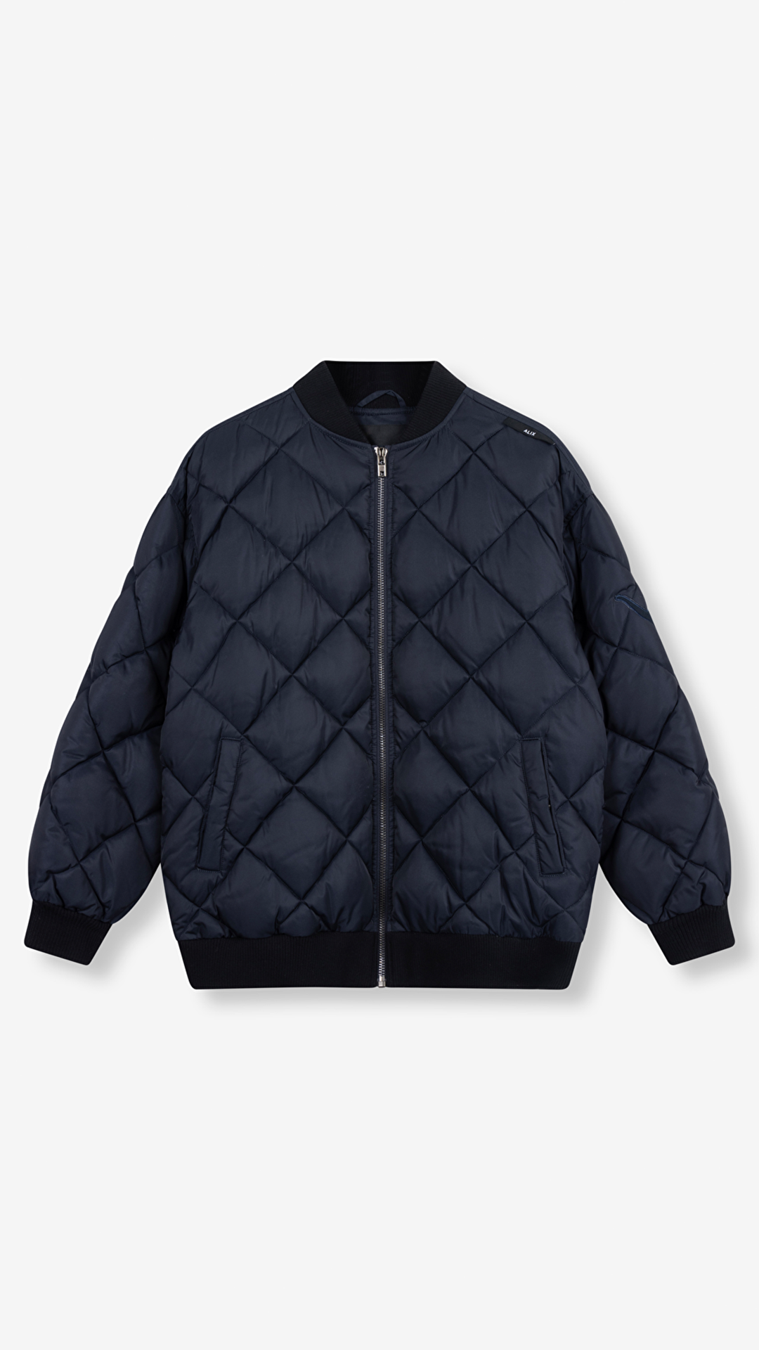 ALIX THE LABEL Quilted Bomber Jacke