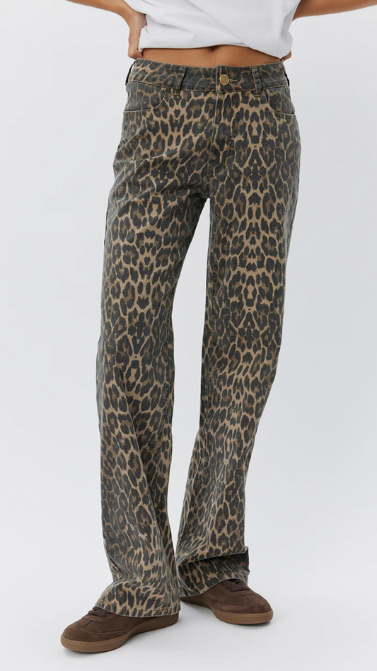 SOFIE SCHNOOR Siennasw Leopard Trousers