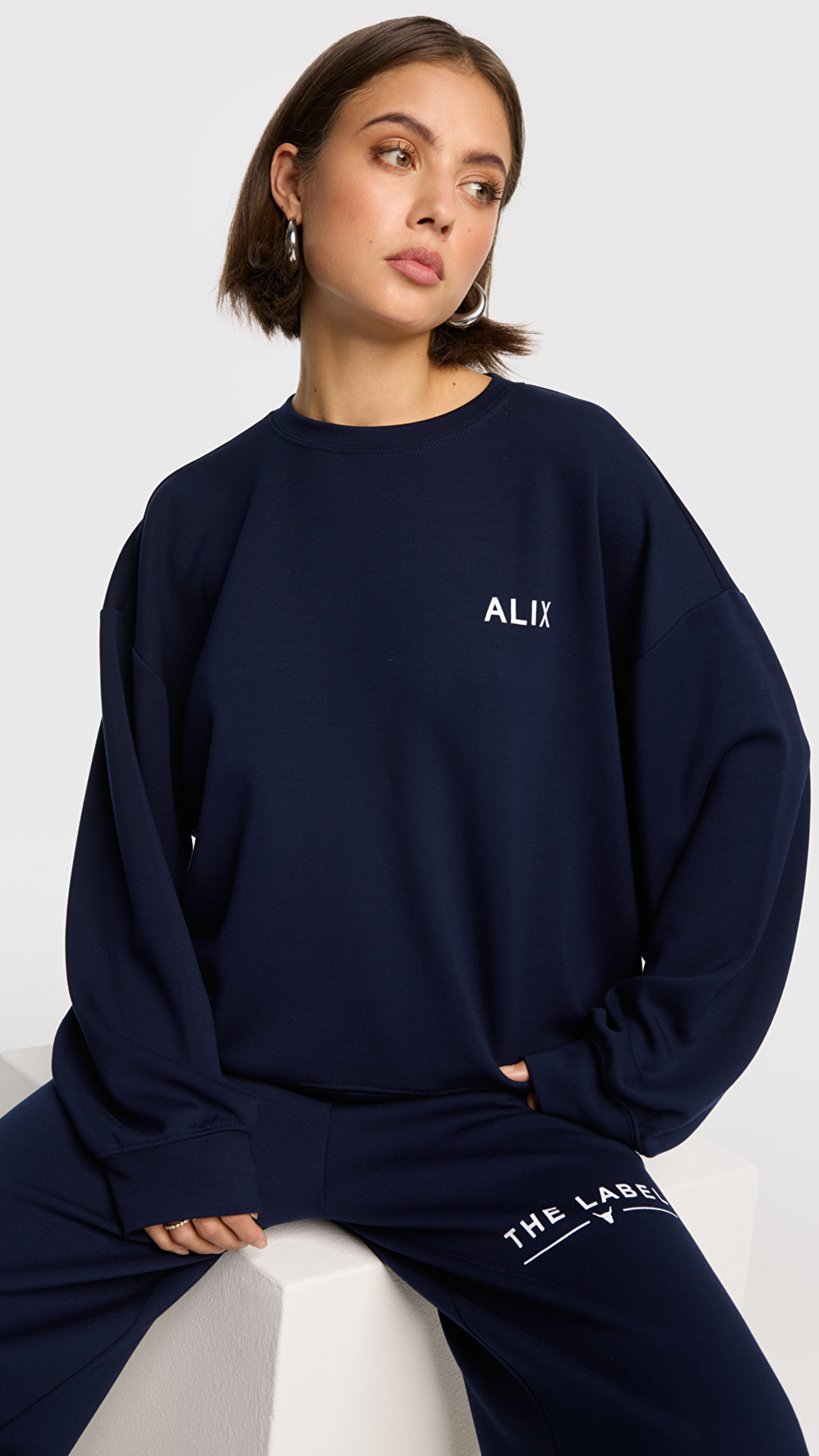 ALIX THE LABEL Scuba Sweater