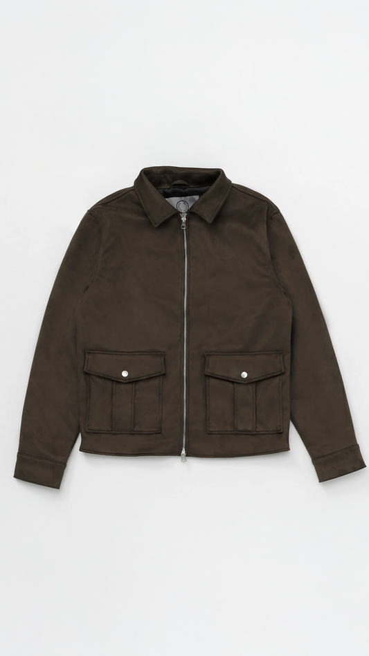 HUMAN SCALES Vegane Wildlederjacke