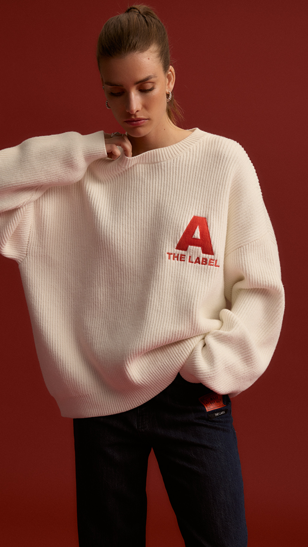 ALIX THE LABEL Basic Jumper Pullover