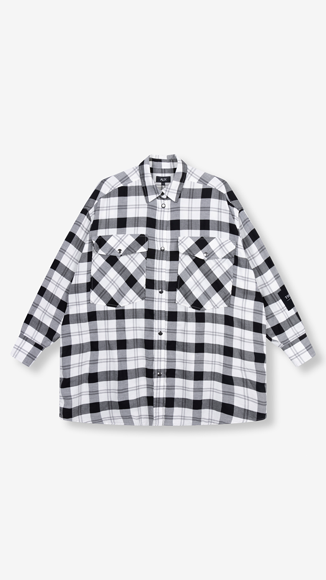 ALIX THE LABEL Check Blouse