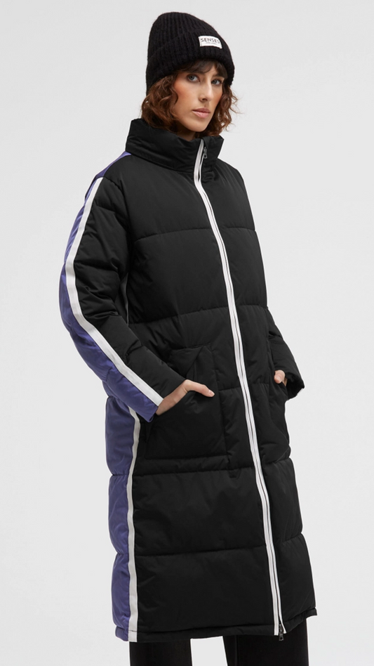 SENSES the Label Sportive Steppjacke OKLA:HOMA im Colour-Design black