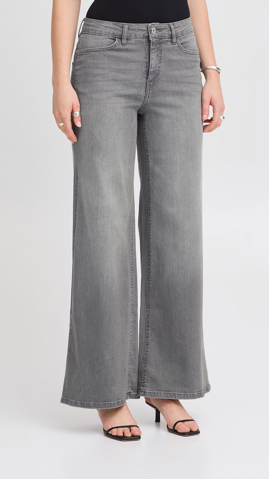 ICHI IHTWIGGY Wide Jeans