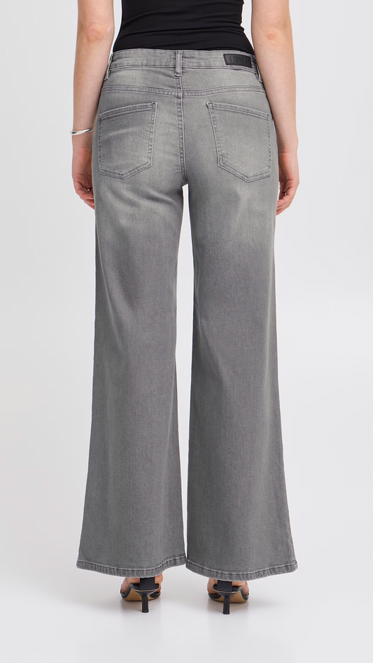 ICHI IHTWIGGY Wide Jeans