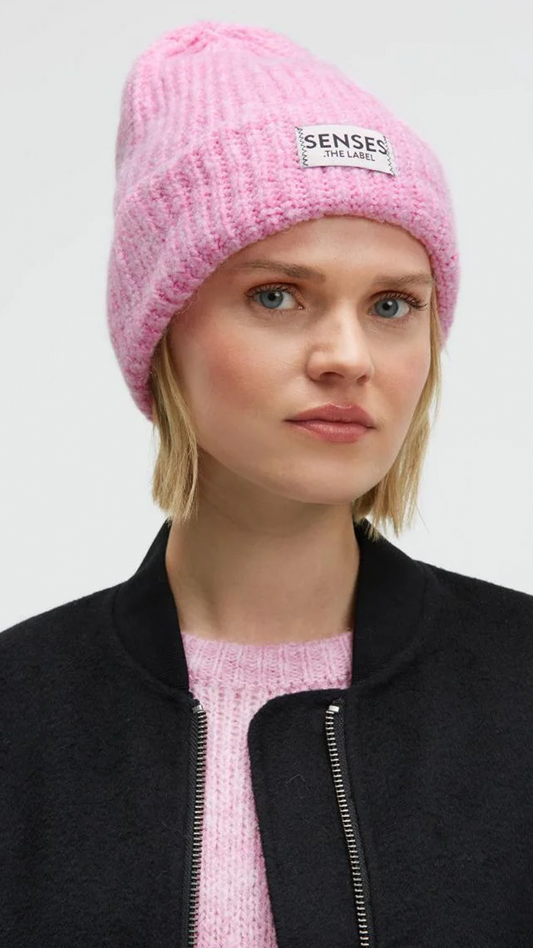 SENSES the Label Mütze AL:PS in Rippstrick