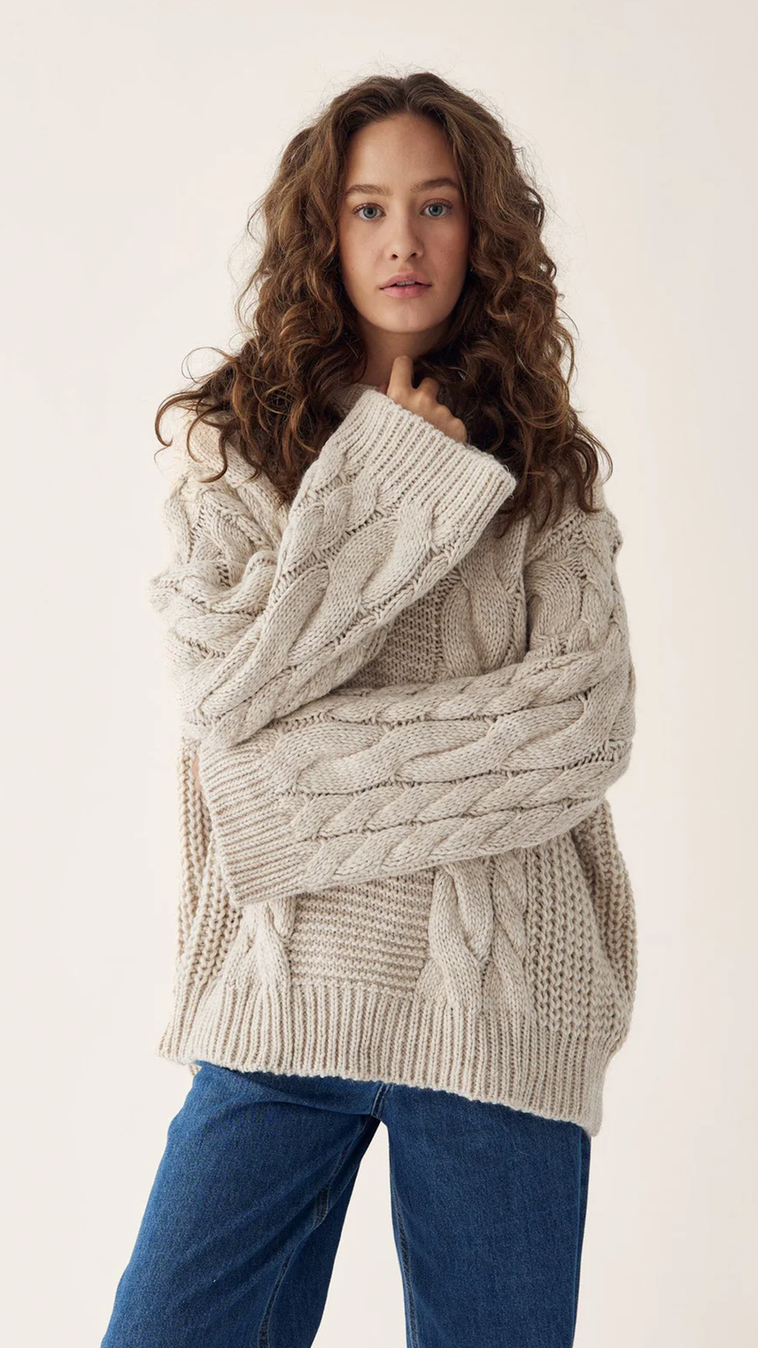 NOELLA Lisbeth Knit Oatmeal