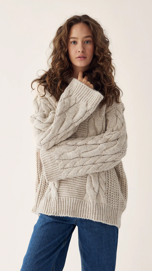 NOELLA Lisbeth Knit Oatmeal