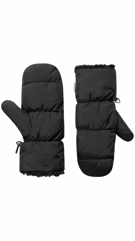 SENSES the Label Puffer Gloves AL:VARO black