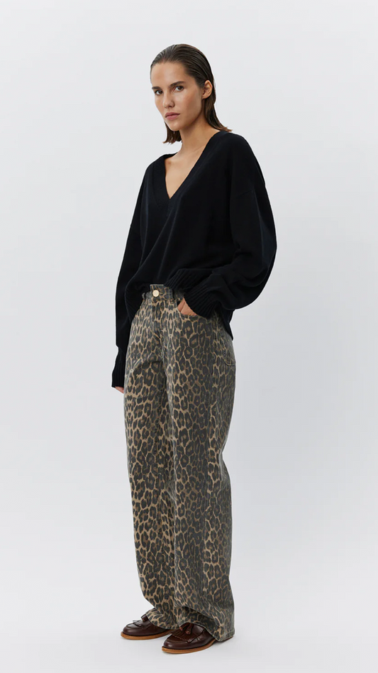SOFIE SCHNOOR Siennasw Leopard Trousers
