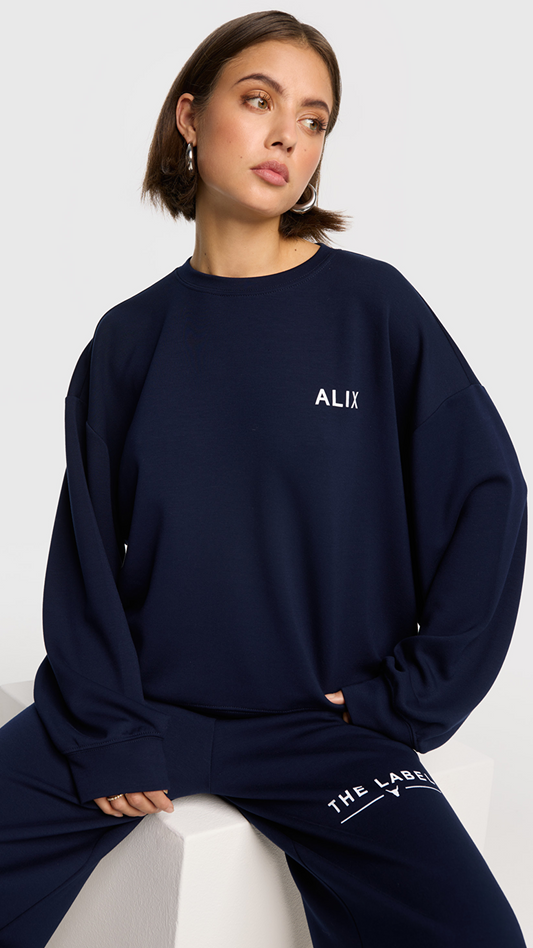 ALIX THE LABEL Scuba Sweater