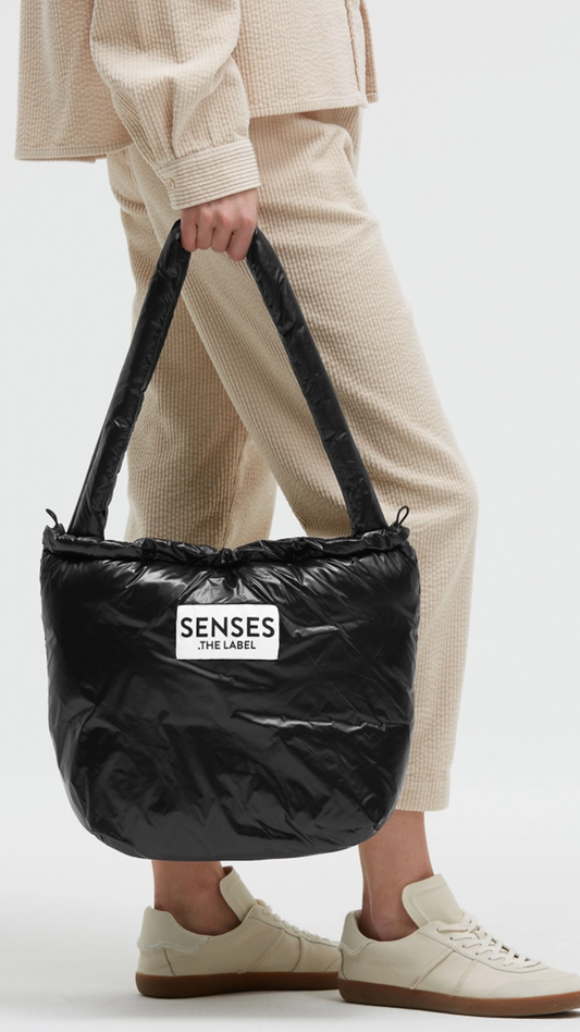 Puffer Tote Bag AD:NA black