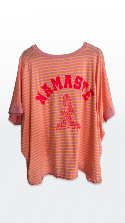 NAMASTE Streifen T-Shirts (3 Farben)