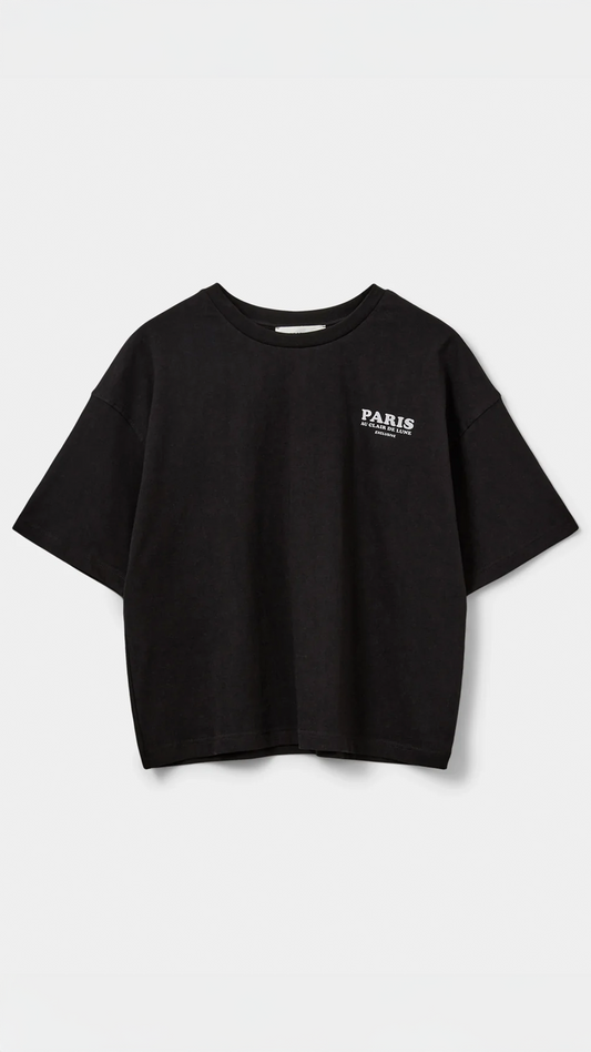 SOFIE SCHNOOR Verasw T-Shirt mit Backprint (black)