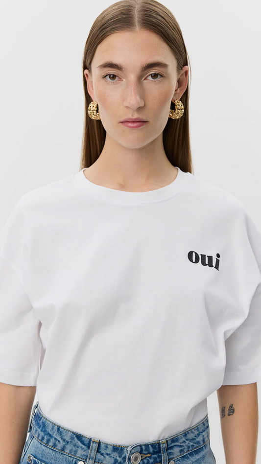 SOFIE SCHNOOR Verasw T-Shirt mit Backprint (white)