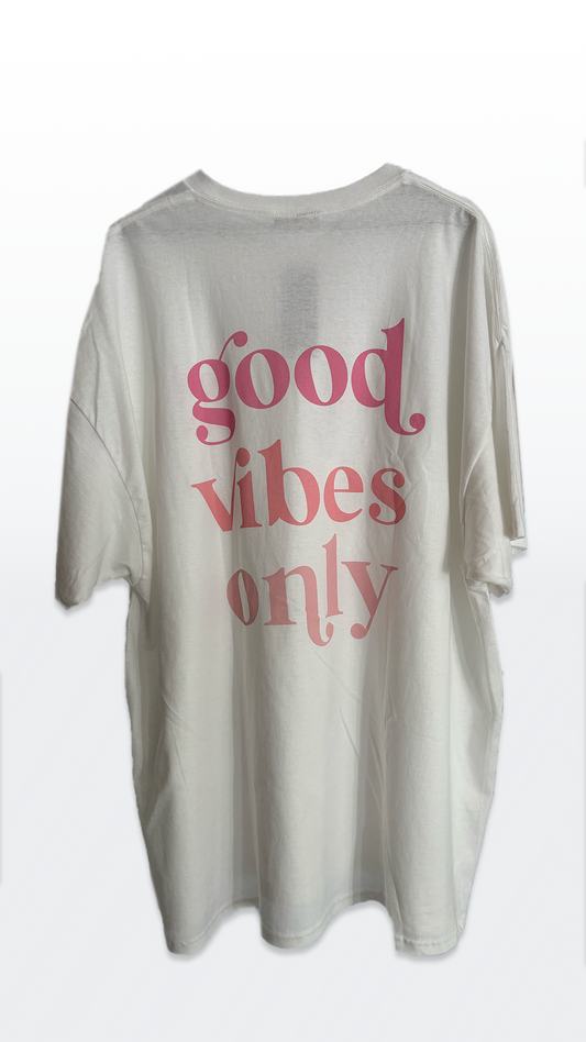GOOD VIBES ONLY Oversize T-Shirt