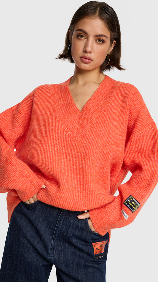 ALIX THE LABEL V-Neck Pullover